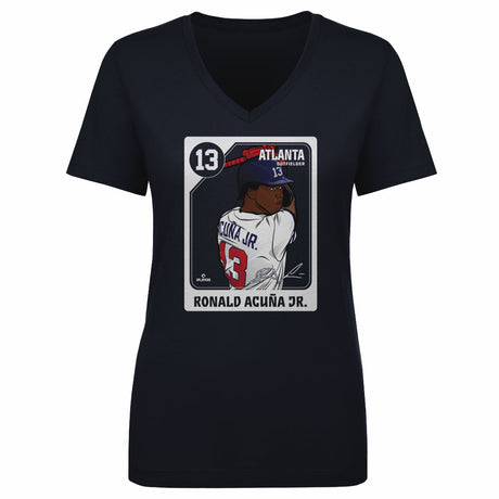 Ronald Acuna Jr. Women's V-Neck T-Shirt | 500 LEVEL
