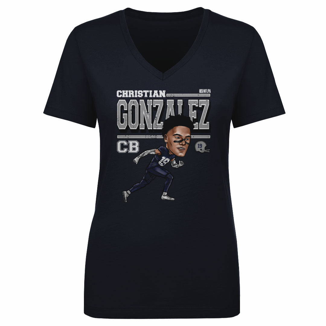 Christian Gonzalez Women&#39;s V-Neck T-Shirt | 500 LEVEL