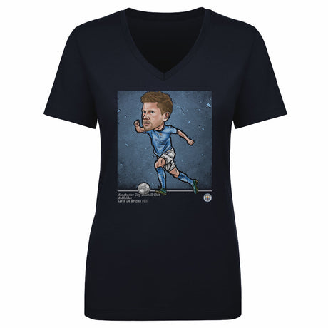 Kevin De Bruyne Women's V-Neck T-Shirt | 500 LEVEL