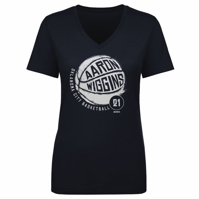 Aaron Wiggins Women's V-Neck T-Shirt | 500 LEVEL
