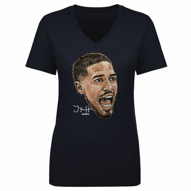 Tyrese Haliburton Women's V-Neck T-Shirt | 500 LEVEL