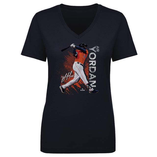 Yordan Alvarez Women's V-Neck T-Shirt | 500 LEVEL