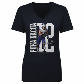 Puka Nacua Women's V-Neck T-Shirt | 500 LEVEL