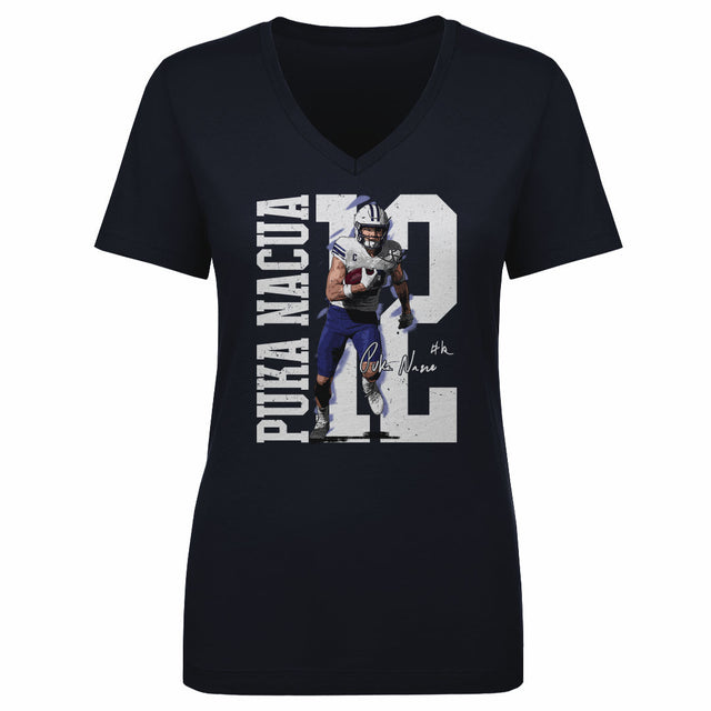 Puka Nacua Women's V-Neck T-Shirt | 500 LEVEL