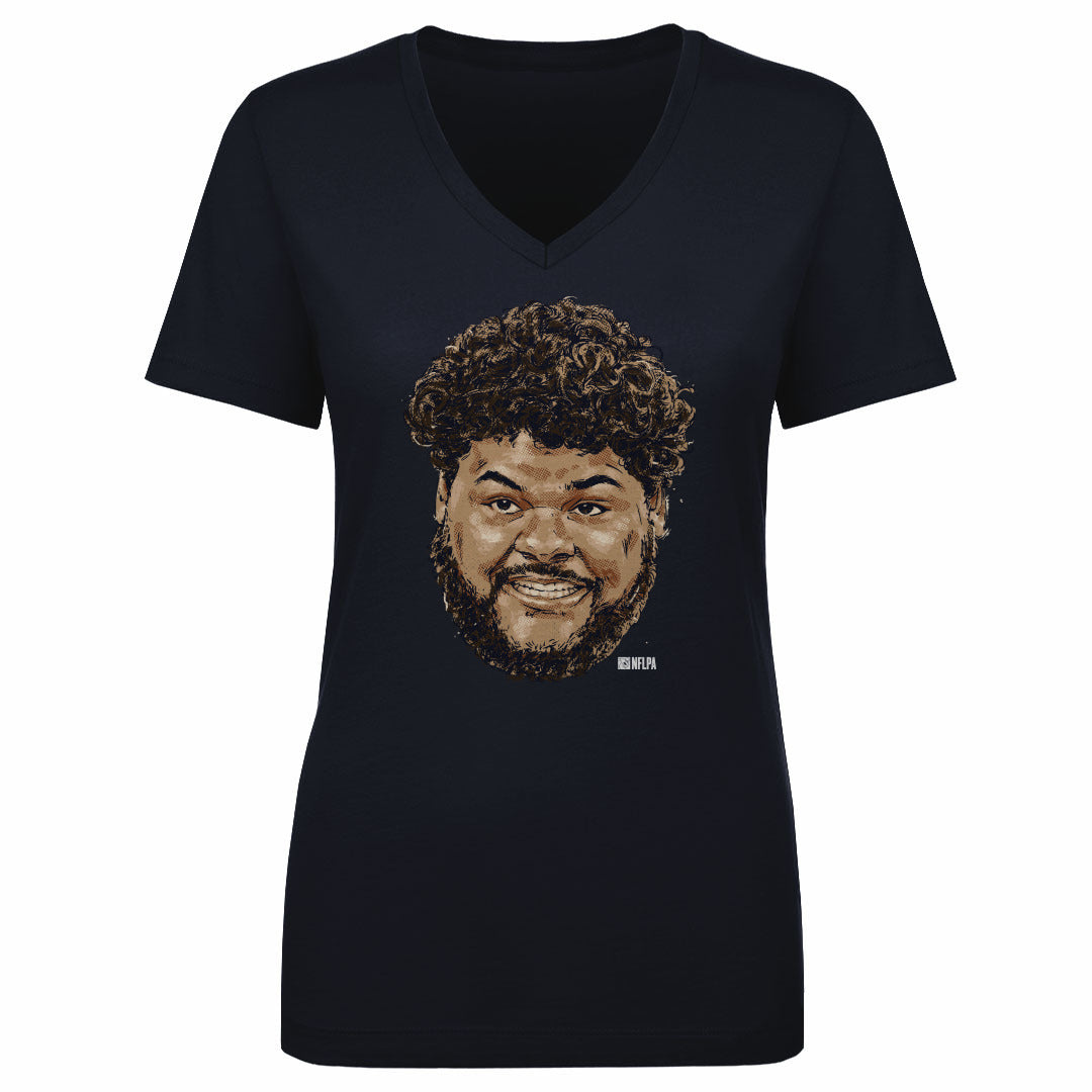 Darnell Wright Women's V-Neck T-Shirt | 500 LEVEL