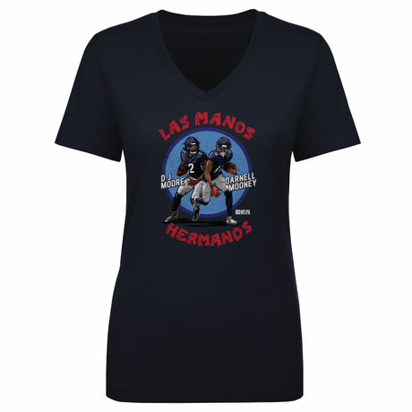 D.J. Moore Women's V-Neck T-Shirt | 500 LEVEL