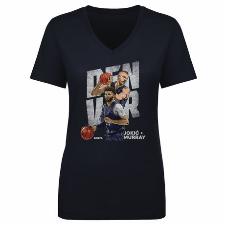 Nikola Jokic Women's V-Neck T-Shirt | 500 LEVEL