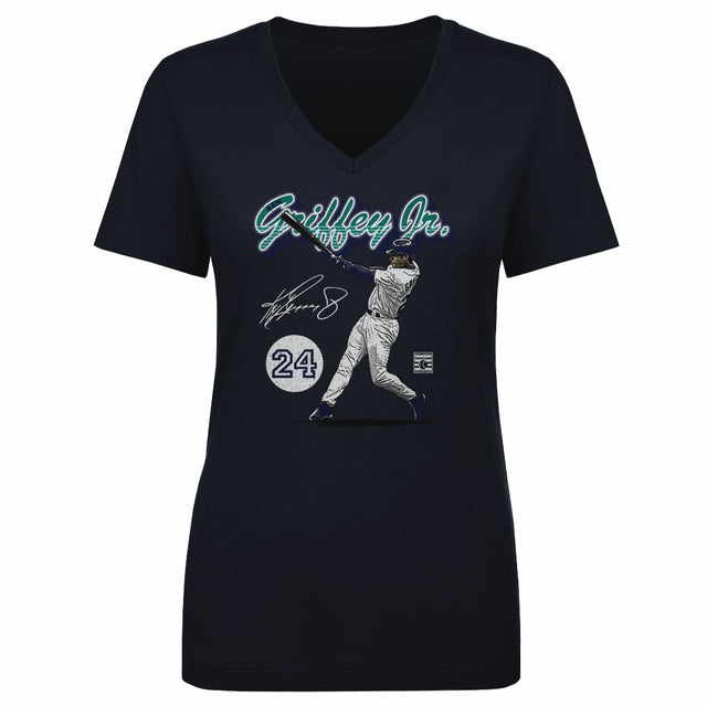 Ken Griffey Jr. Women's V-Neck T-Shirt | 500 LEVEL