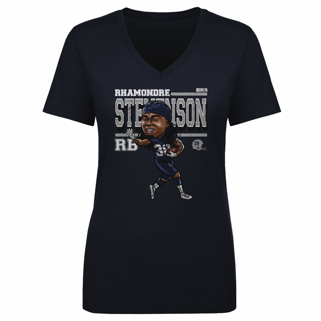 Rhamondre Stevenson Women's V-Neck T-Shirt | 500 LEVEL