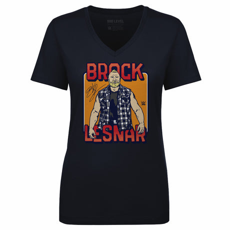 Brock Lesnar Women's V-Neck T-Shirt | 500 LEVEL