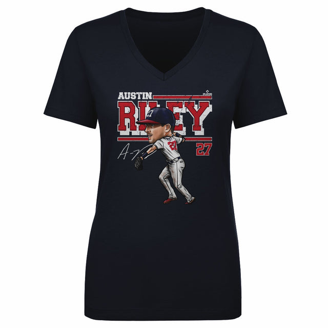 Austin Riley Women's V-Neck T-Shirt | 500 LEVEL