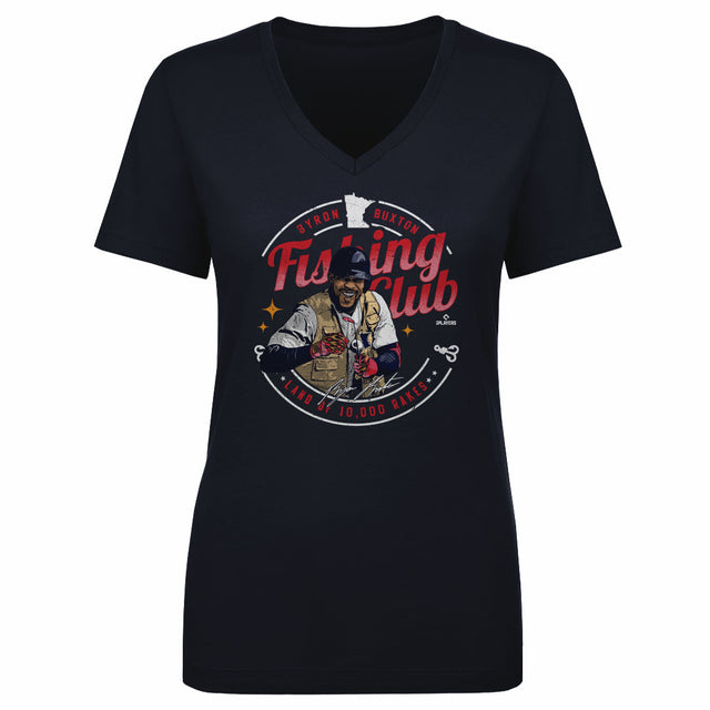 Byron Buxton Women's V-Neck T-Shirt | 500 LEVEL
