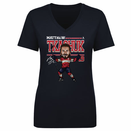 Matthew Tkachuk Women's V-Neck T-Shirt | 500 LEVEL
