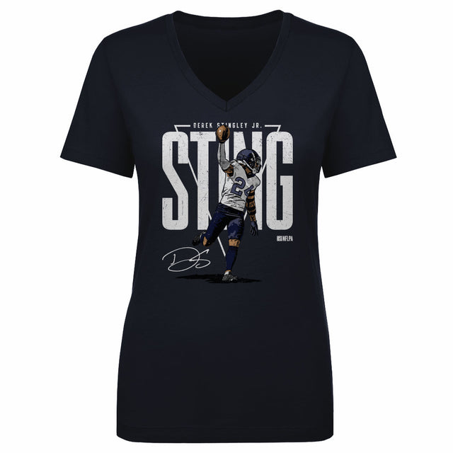 Derek Stingley Jr. Women's V-Neck T-Shirt | 500 LEVEL
