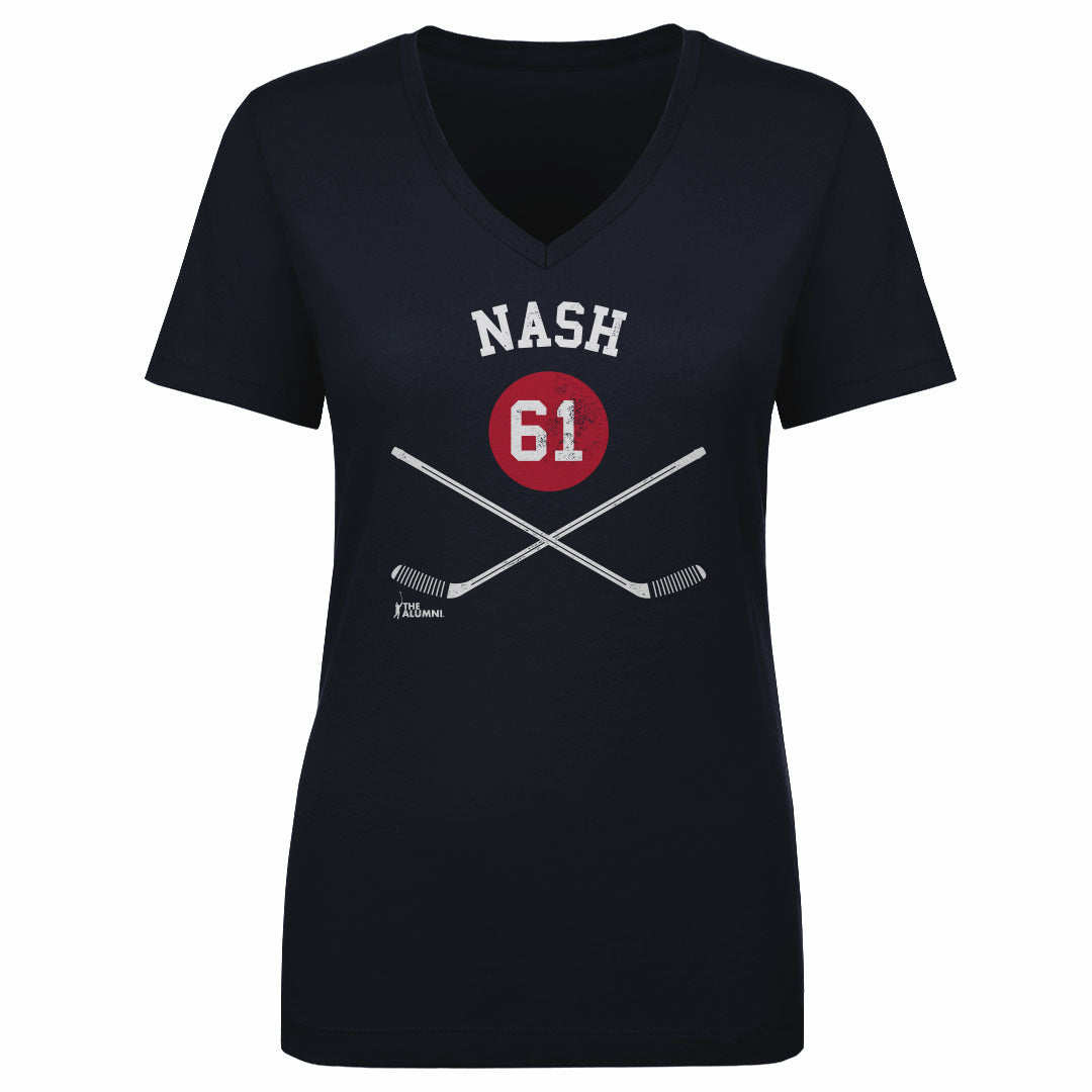 Rick Nash Women&#39;s V-Neck T-Shirt | 500 LEVEL