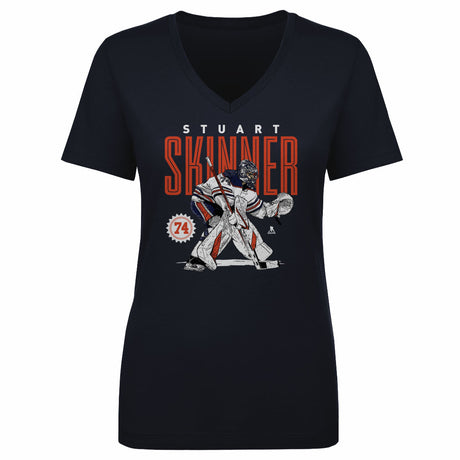 Stuart Skinner Women's V-Neck T-Shirt | 500 LEVEL
