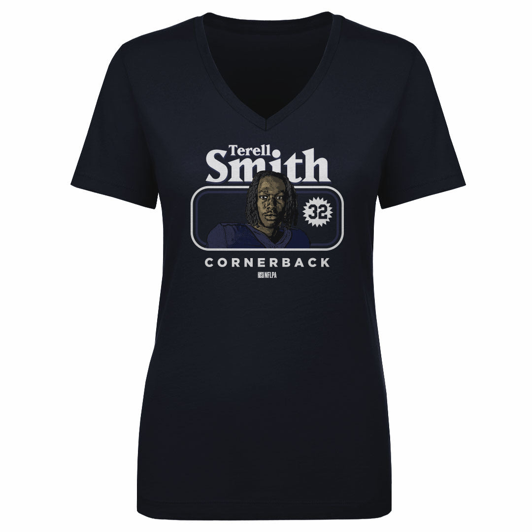 Terell Smith Women&#39;s V-Neck T-Shirt | 500 LEVEL