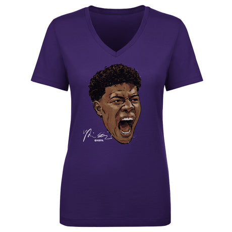Rui Hachimura Women's V-Neck T-Shirt | 500 LEVEL