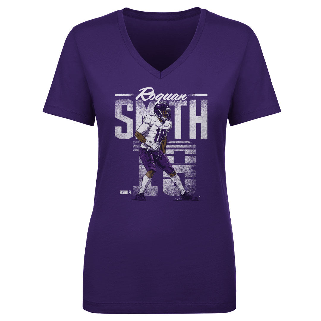 Roquan Smith Women&#39;s V-Neck T-Shirt | 500 LEVEL