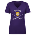 Rogie Vachon Women's V-Neck T-Shirt | 500 LEVEL