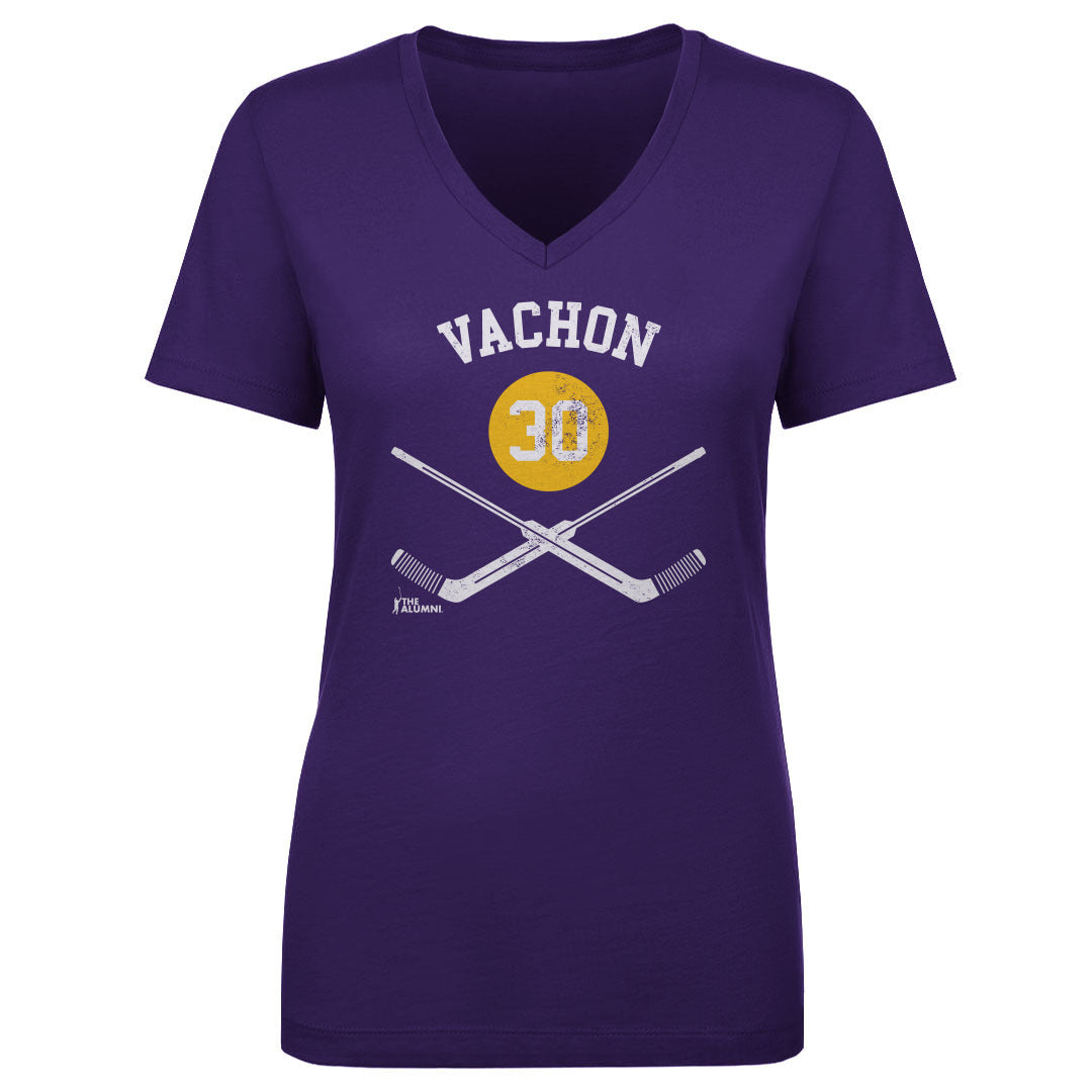 Rogie Vachon Women's V-Neck T-Shirt | 500 LEVEL