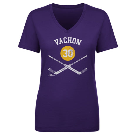 Rogie Vachon Women's V-Neck T-Shirt | 500 LEVEL