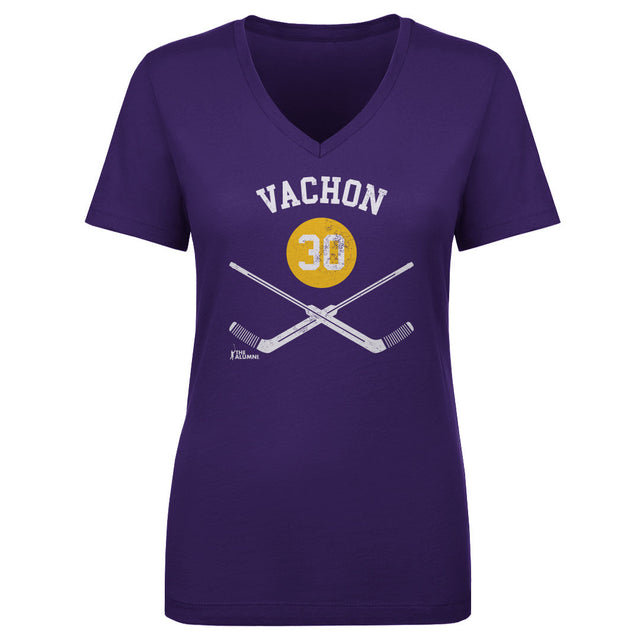 Rogie Vachon Women's V-Neck T-Shirt | 500 LEVEL