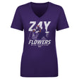 Zay Flowers Women's V-Neck T-Shirt | 500 LEVEL