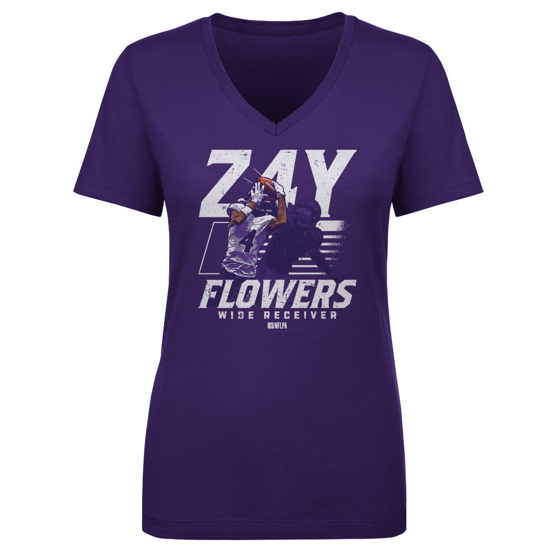 Zay Flowers Women's V-Neck T-Shirt | 500 LEVEL