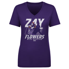 Zay Flowers Women's V-Neck T-Shirt | 500 LEVEL