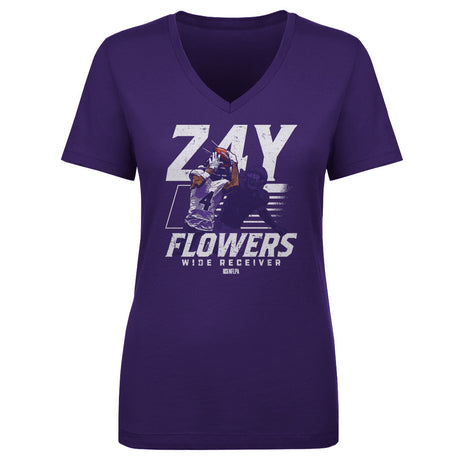 Zay Flowers Women's V-Neck T-Shirt | 500 LEVEL