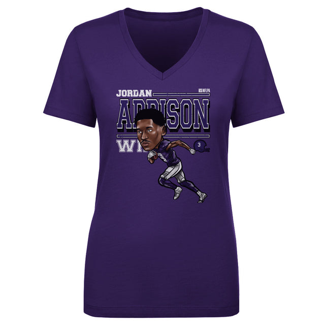 Jordan Addison Women's V-Neck T-Shirt | 500 LEVEL