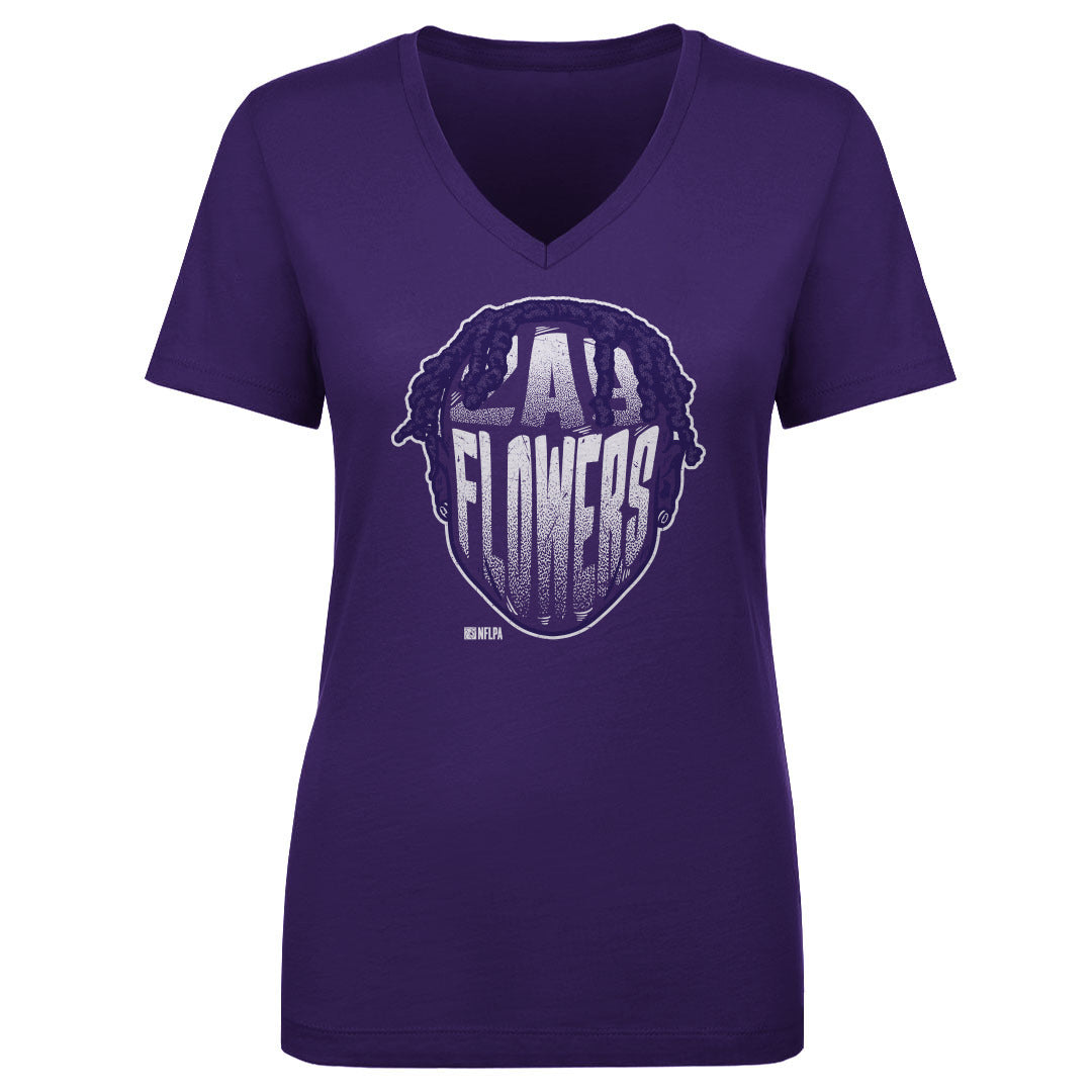 Zay Flowers Women's V-Neck T-Shirt | 500 LEVEL