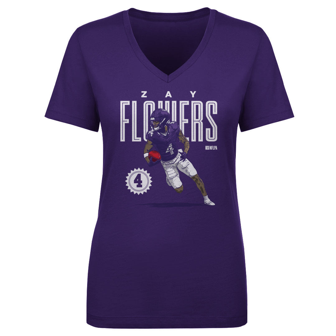 Zay Flowers Women's V-Neck T-Shirt | 500 LEVEL