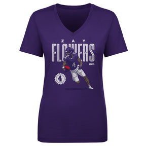 Zay Flowers Women's V-Neck T-Shirt | 500 LEVEL