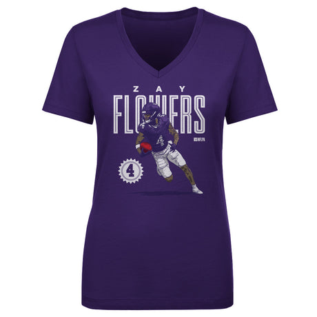 Zay Flowers Women's V-Neck T-Shirt | 500 LEVEL