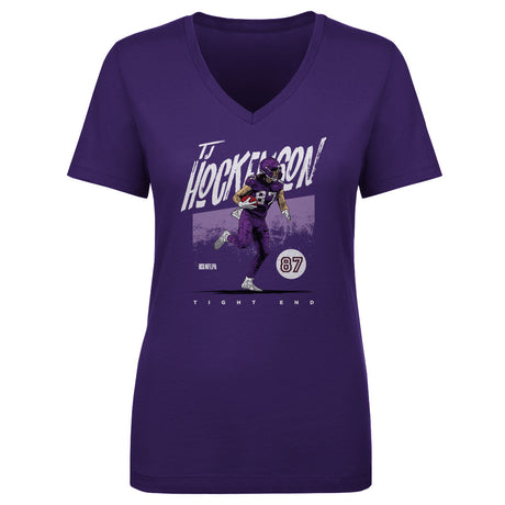T.J. Hockenson Women's V-Neck T-Shirt | 500 LEVEL