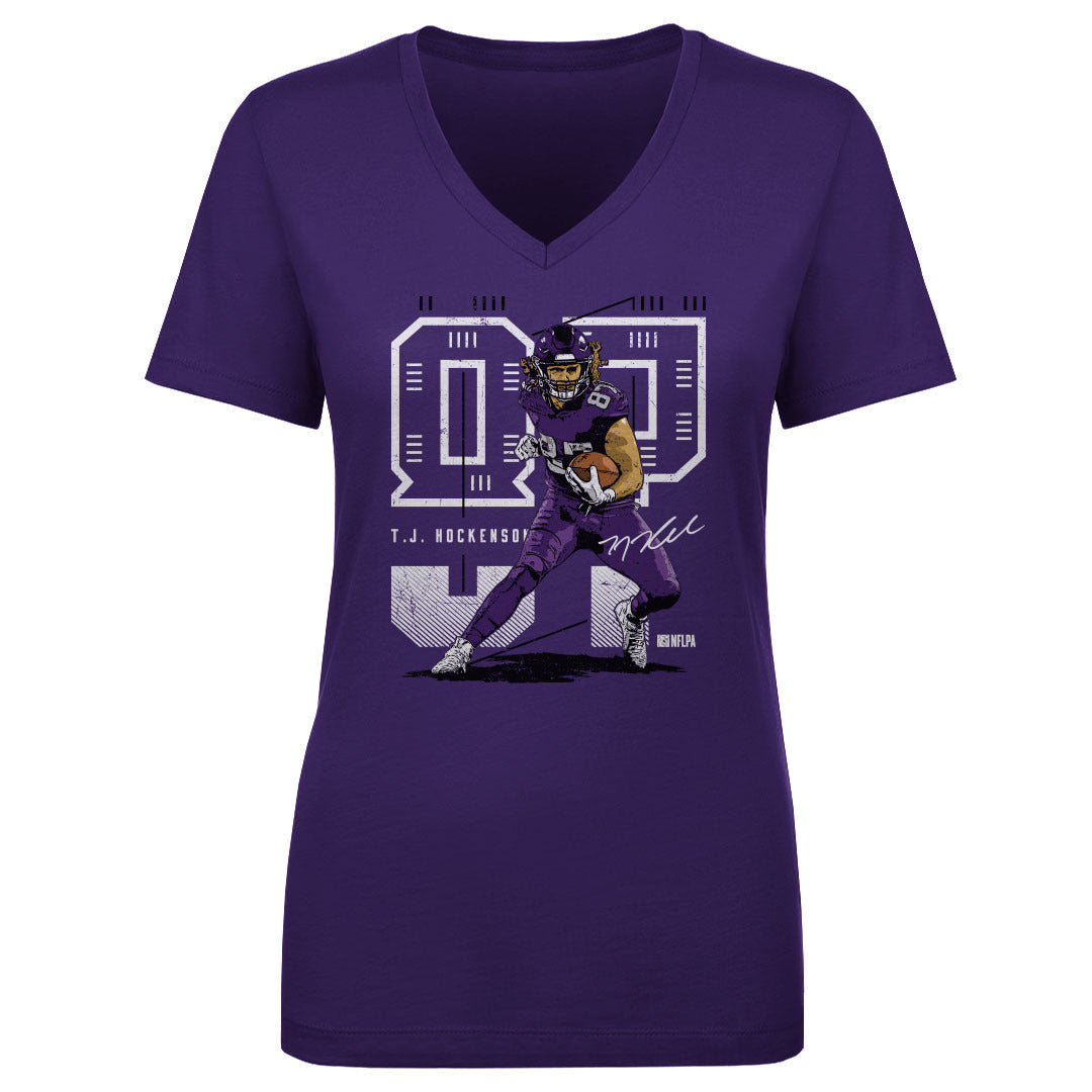 T.J. Hockenson Women's V-Neck T-Shirt | 500 LEVEL