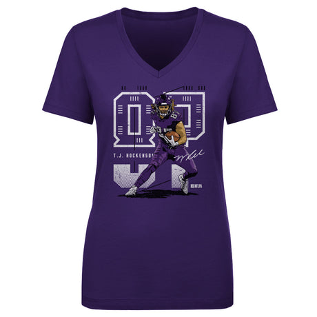 T.J. Hockenson Women's V-Neck T-Shirt | 500 LEVEL
