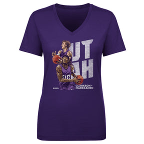 Jordan Clarkson Women's V-Neck T-Shirt | 500 LEVEL