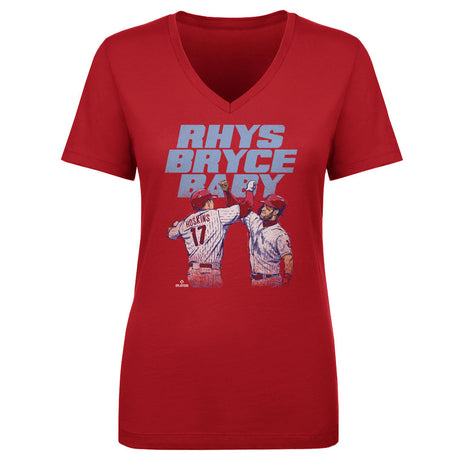 Bryce Harper Women's V-Neck T-Shirt | 500 LEVEL