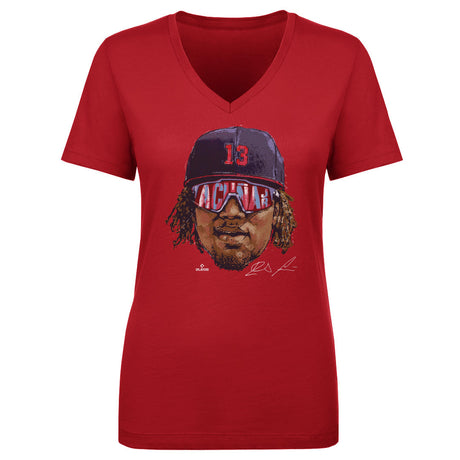 Ronald Acuna Jr. Women's V-Neck T-Shirt | 500 LEVEL