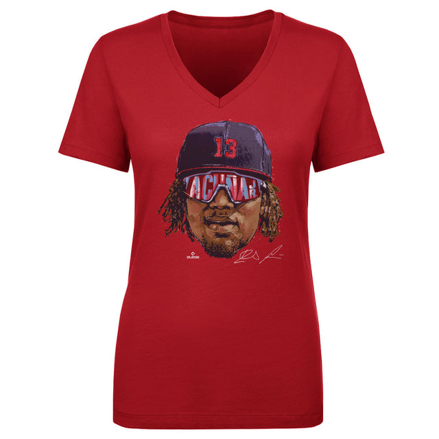 Ronald Acuna Jr. Women's V-Neck T-Shirt | 500 LEVEL