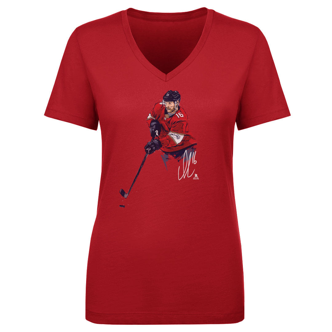 Aleksander Barkov Women's V-Neck T-Shirt | 500 LEVEL