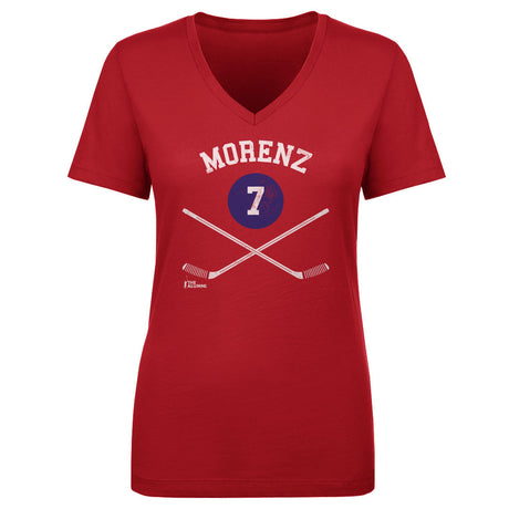 Howie Morenz Women's V-Neck T-Shirt | 500 LEVEL