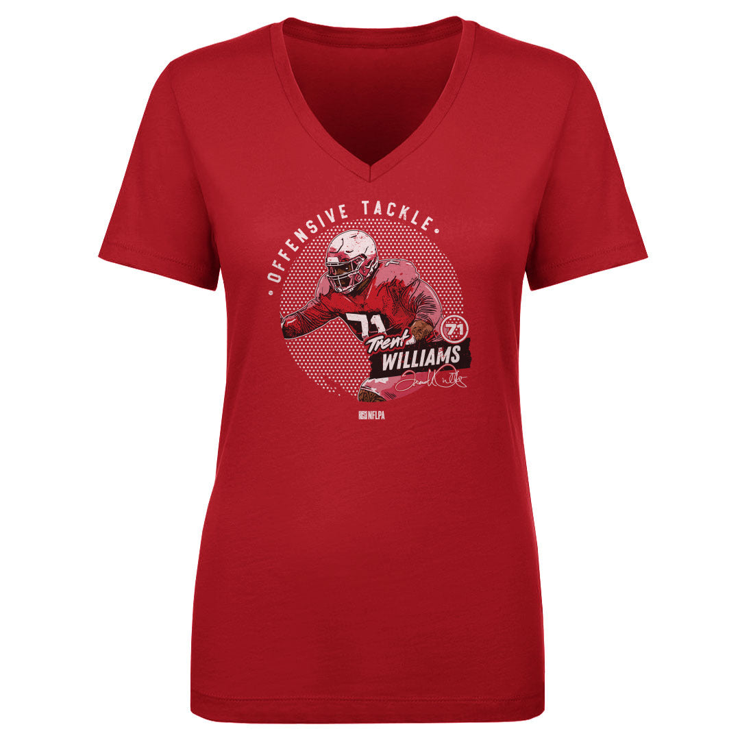 Trent Williams Women&#39;s V-Neck T-Shirt | 500 LEVEL