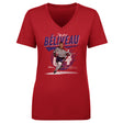 Jean Beliveau Women's V-Neck T-Shirt | 500 LEVEL