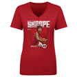 Shaedon Sharpe Women's V-Neck T-Shirt | 500 LEVEL