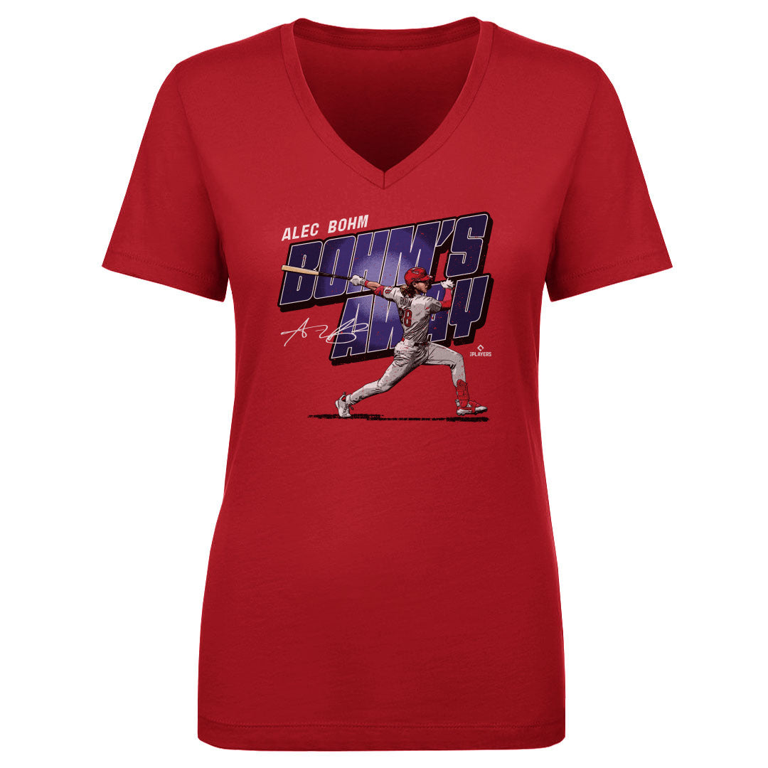 Alec Bohm Women's V-Neck T-Shirt | 500 LEVEL