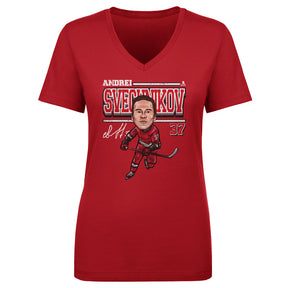Andrei Svechnikov Women's V-Neck T-Shirt | 500 LEVEL